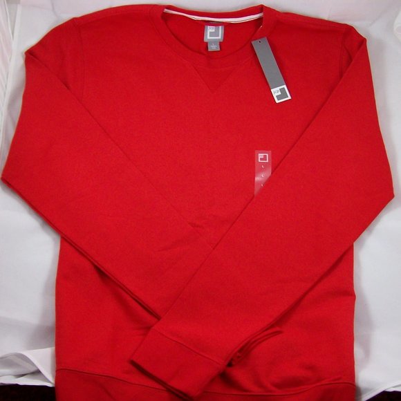 jcpenney Shirts Jcpenney Red Lightweight 0 Cotton Sweatshirt Poshmark